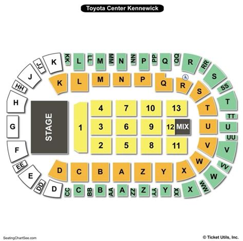Seattle Thunderbirds at Tri-City Americans. . Toyota center kennewick seating chart